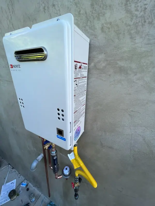 Tankless water heater installation for Mendota homes