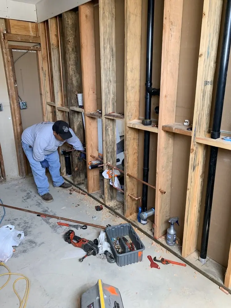 Commercial rough-in plumbing for Commercial Plumbing in Mendota